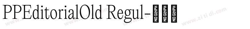 PPEditorialOld Regul字体转换
